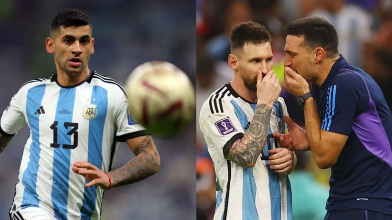 Cristian "Cuti" Romero Selección Argentina Lionel Messi Lionel Scaloni