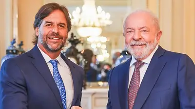 Presidentes de Uruguay y Brasil, Luis Lacalle Pou y Luiz Inácio Lula da Silva. Foto: Ricardo Stuckert Presidentes de Uruguay y Brasil, Luis Lacalle Pou y Luiz Inácio Lula da Silva. Foto: Ricardo Stuckert