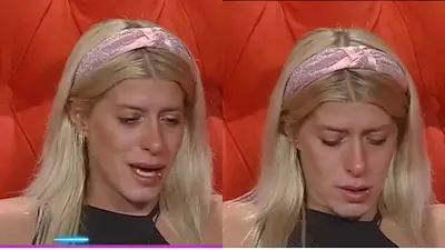 El desconsolado llanto de Camila en Gran Hermano. El desconsolado llanto de Camila en Gran Hermano.