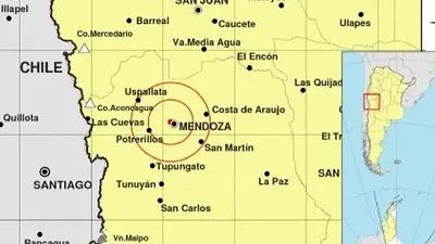 Un fuerte temblor sacudió Mendoza: que zonas afectó Un fuerte temblor sacudió Mendoza: que zonas afectó