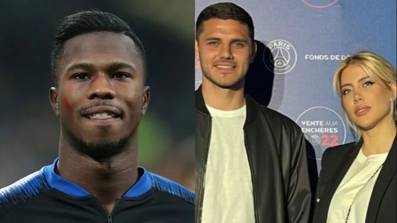 Wanda Nara. Mauro Icardi. Keita Baldé