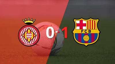 Por la mínima diferencia, Barcelona se quedó con la victoria ante Girona en el estadio Municipal de Montilivi Por la mínima diferencia, Barcelona se quedó con la victoria ante Girona en el estadio Municipal de Montilivi