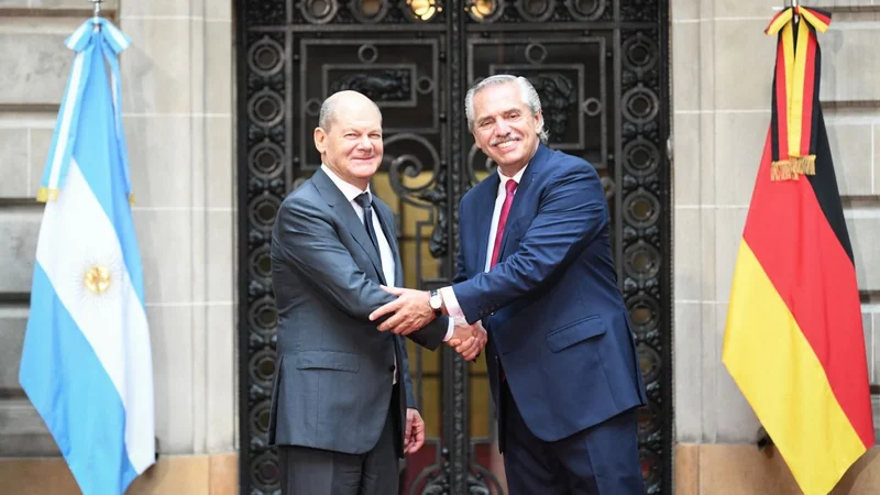 Inversiones, comercio y financiamiento, el encuentro de Alberto con el canciller alemán Olaf Sholz