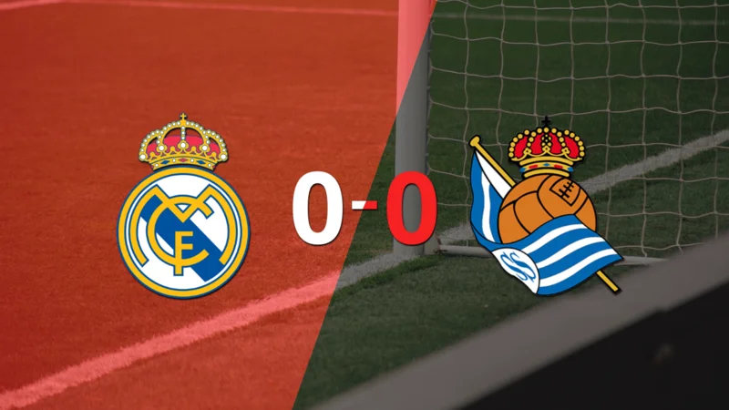 Real Madrid no pudo con Real Sociedad y empataron sin goles