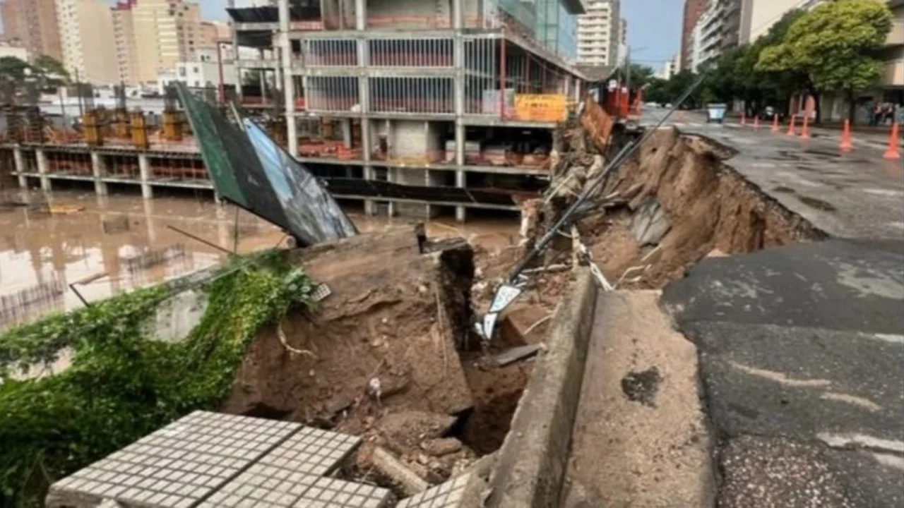 Temporal en Córdoba: hubo derrumbes por el granizo y las fuertes tormentas