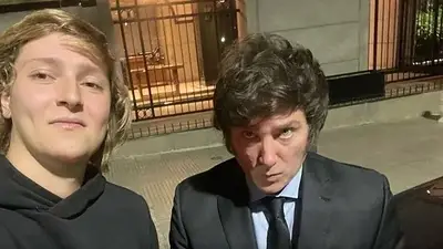 Iñaki Gutiérrez y Javier Milei Iñaki Gutiérrez y Javier Milei