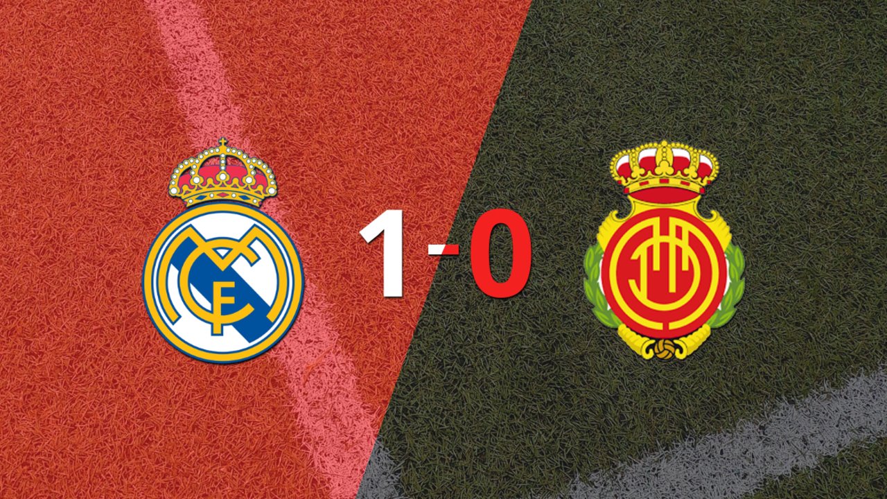 Real Madrid le ganó 1-0 como local a Mallorca