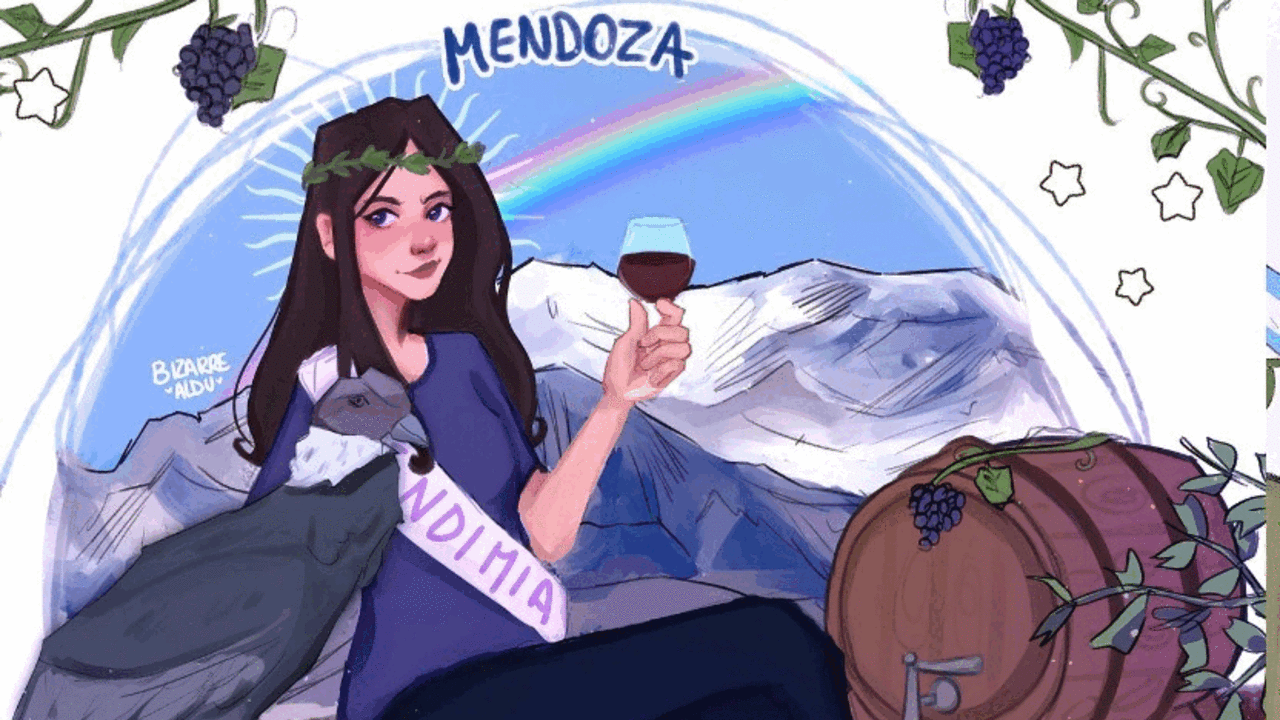 Así serían las provincias argentinas si fuesen humanos: el asombroso trabajo de una ilustradora de 19 años que se volvió viral
