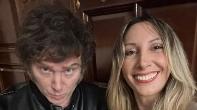 Javier Milei recibió en Casa Rosada a "Lady Market", una influencer de finanzas