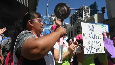 Marcha en Hotel Libertador Marcha en Hotel Libertador