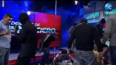 Habló una periodista del medio ecuatoriano que estuvo tomado: "Es una pesadilla" Habló una periodista del medio ecuatoriano que estuvo tomado: "Es una pesadilla"