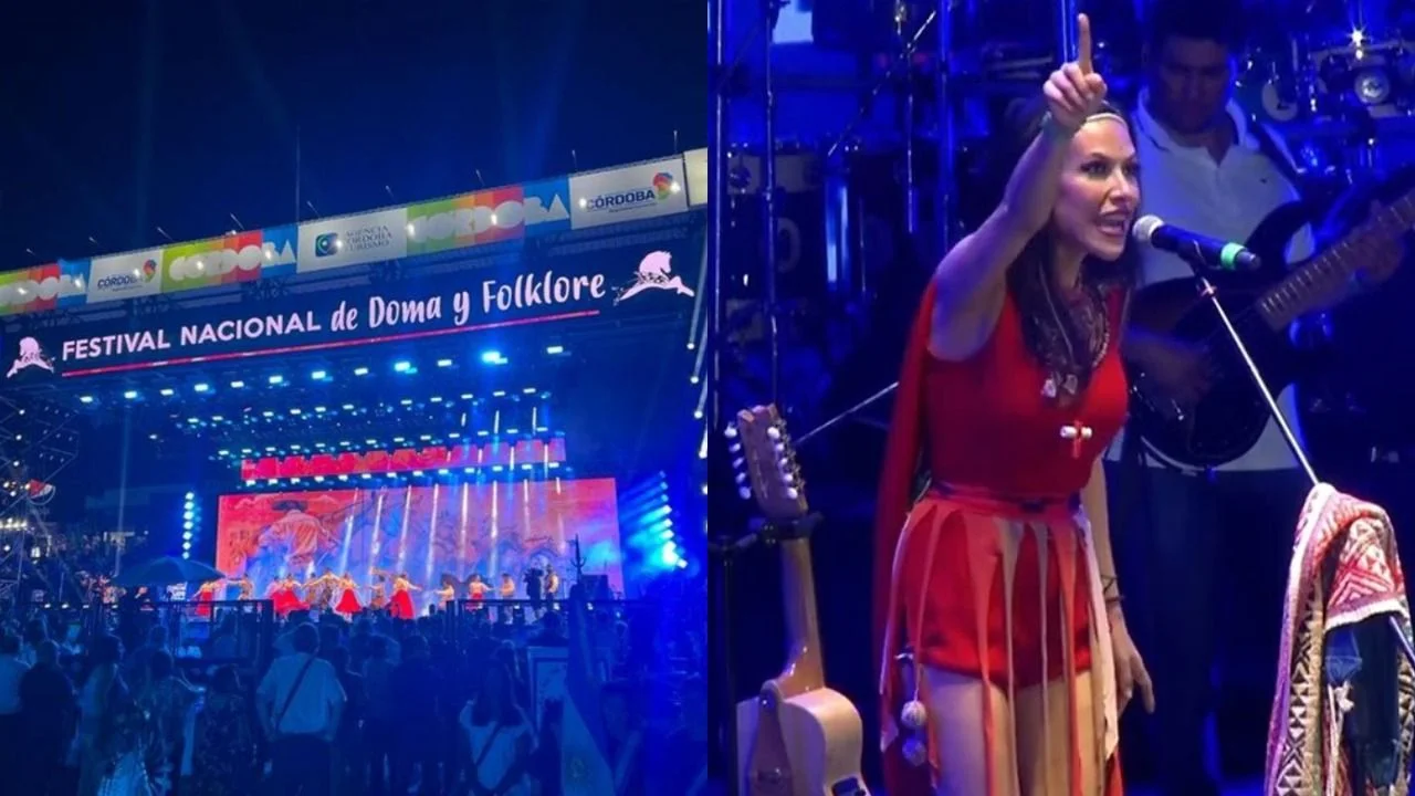 El Escenario del Festival Jesús María y Roxana Carabajal 