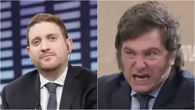 Jonatan Viale. Javier Milei Jonatan Viale. Javier Milei
