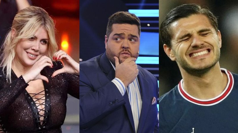 Wanda Nara. Darío Barassi. Mauro Icardi