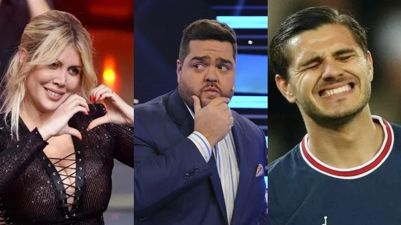 Wanda Nara. Darío Barassi. Mauro Icardi