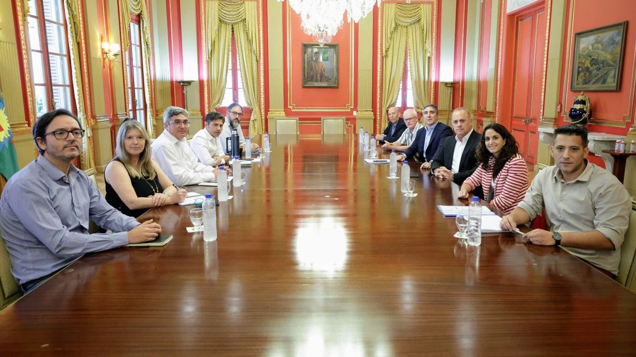 Kicillof se reunió con representantes de Pymes