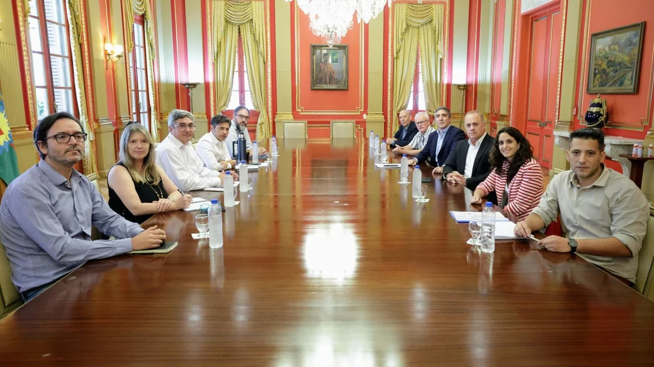 Kicillof se reunió con representantes de Pymes