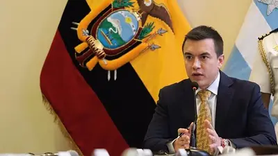 Ecuador aceptó apoyo militar extranjero y sube el IVA para pelear el "conflicto interior" Ecuador aceptó apoyo militar extranjero y sube el IVA para pelear el "conflicto interior"