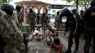 Ecuador: ya suman más de 3.000 detenidos desde la declaración de "conflicto armado interno" Ecuador: ya suman más de 3.000 detenidos desde la declaración de "conflicto armado interno"