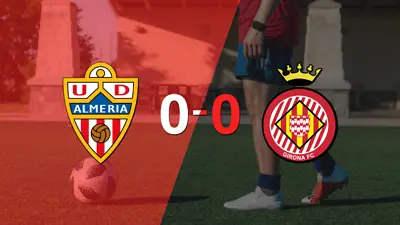 Sin muchas emociones, Almería y Girona empataron 0-0 Sin muchas emociones, Almería y Girona empataron 0-0