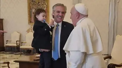 El Papa recibió a Alberto Fernández en el Vaticano El Papa recibió a Alberto Fernández en el Vaticano