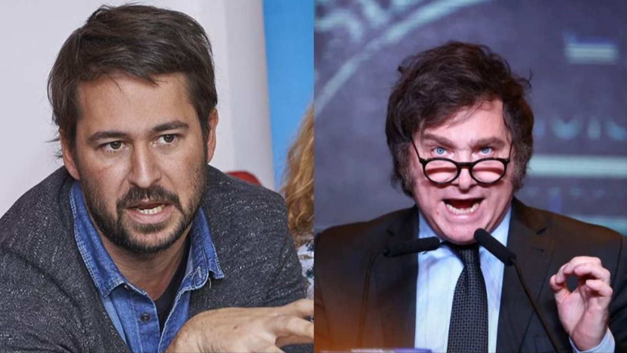 Santiago Mitre. Javier Milei