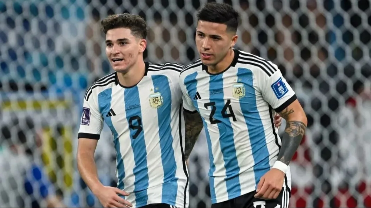 Enzo Fernández, Julián Álvarez, Selección Argentina, River, deportes
