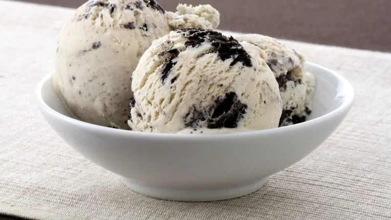 Helado de oreo