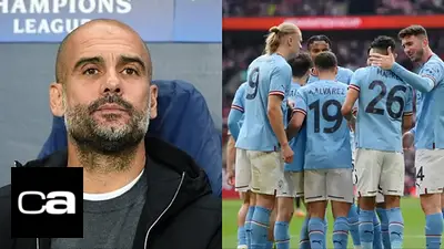 Pep Guardiola Julián Álvarez Manchester City Aymeric Laporte Pep Guardiola Julián Álvarez Manchester City Aymeric Laporte