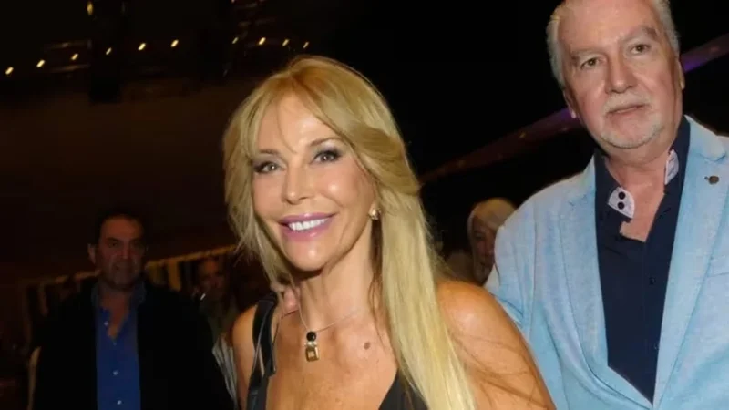 Graciela Alfano y su novio 