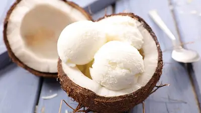Helado de coco Helado de coco
