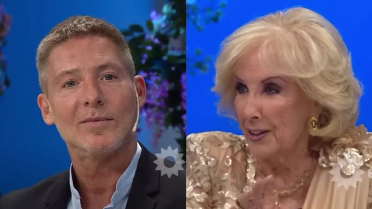 Adrián Suar. Mirtha Legrand