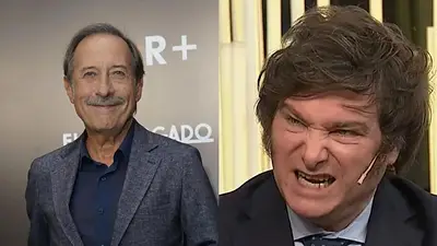 Guillermo Francella. Javier Milei Guillermo Francella. Javier Milei