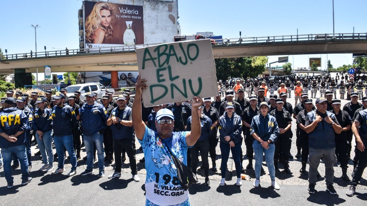 Las mejores fotos del paro del 24 de enero en contra de Javier Milei