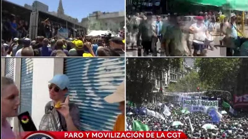 La alemana en el móvil de TN