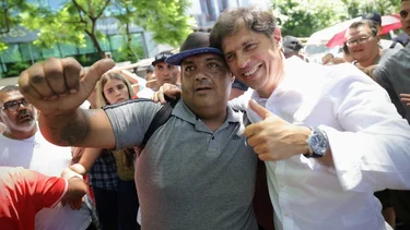 Con el paro y desde la calle, Kicillof se posicionó en la interna del peronismo