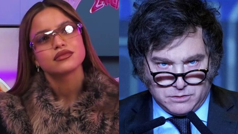 Emilia Mernes y Javier Milei. Pregunta sobre los recortes en cultura a Emilia Mernes en una entrevista