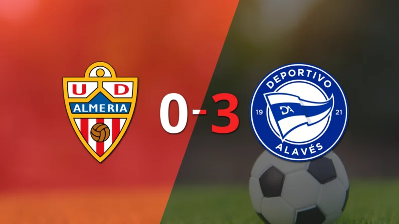 Samu Omorodion impulsó la victoria de Alavés frente a Almería con dos goles 