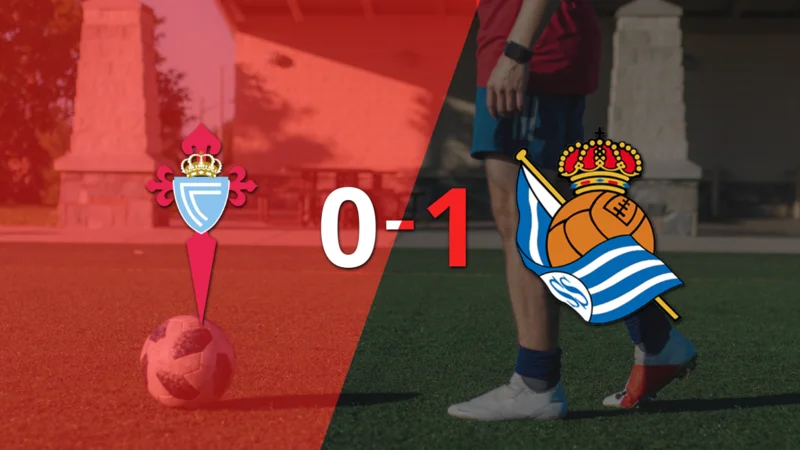 Solitario gol le da triunfo a Real Sociedad sobre Celta