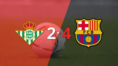 Triplete de Ferran Torres en el triunfo de Barcelona ante Betis por 4-2 Triplete de Ferran Torres en el triunfo de Barcelona ante Betis por 4-2
