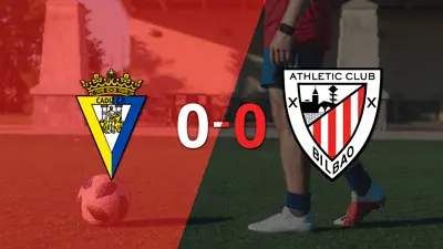 Cádiz y Athletic Bilbao terminaron sin goles Cádiz y Athletic Bilbao terminaron sin goles