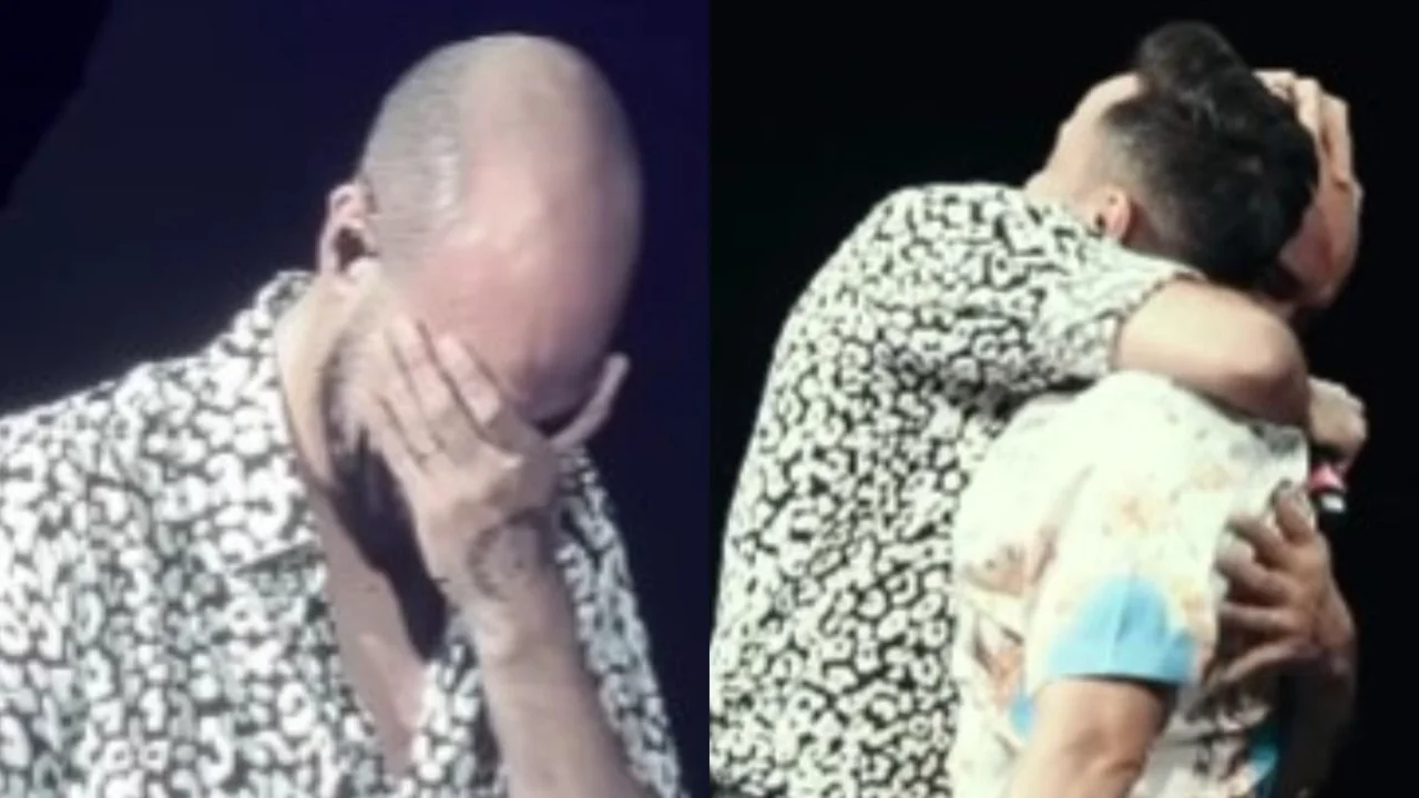 Luciano Pereyra y Abel Pintos en el Movistar Arena