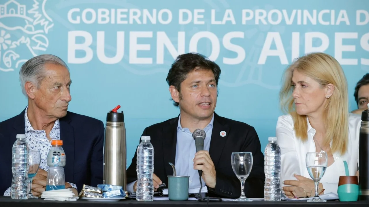 Kicillof con intendentes de La Costa: "Nos votaron para defender el trabajo"
