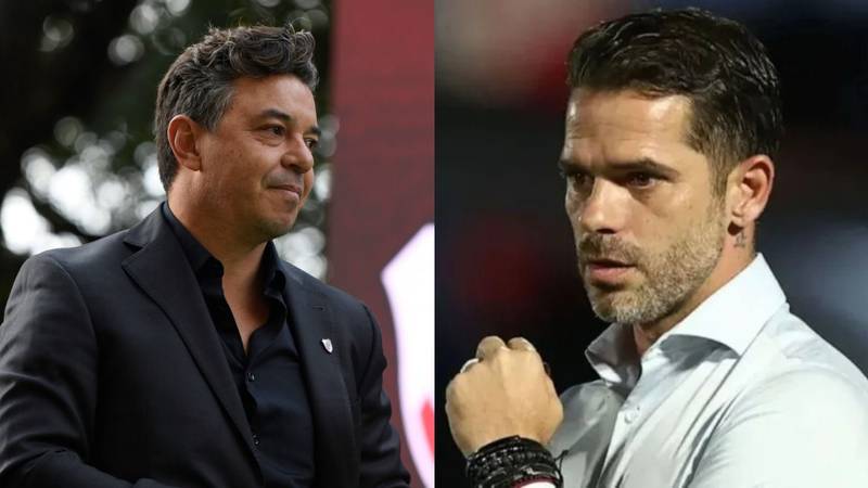 Fernando Gago Marcelo Gallardo River Plate Boca Juniors Fernando Gago Marcelo Gallardo River Plate Boca Juniors