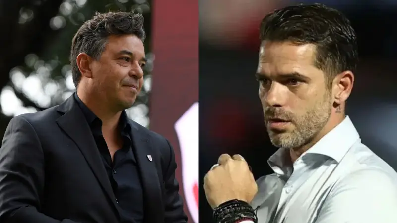 Fernando Gago Marcelo Gallardo River Plate Boca Juniors Fernando Gago Marcelo Gallardo River Plate Boca Juniors