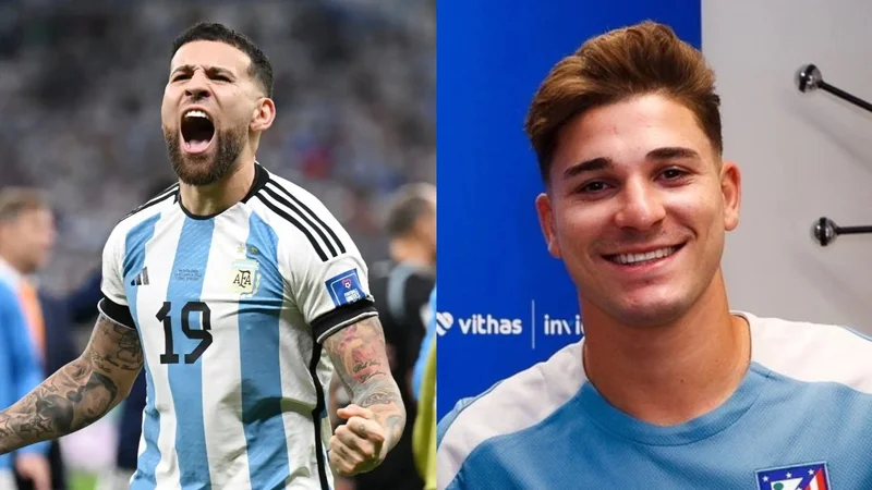 Nicolás Otamendi Julián Álvarez