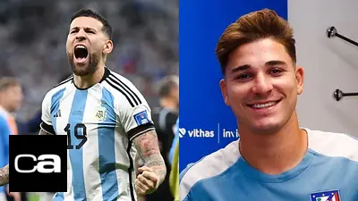 Nicolás Otamendi Julián Álvarez Nicolás Otamendi Julián Álvarez