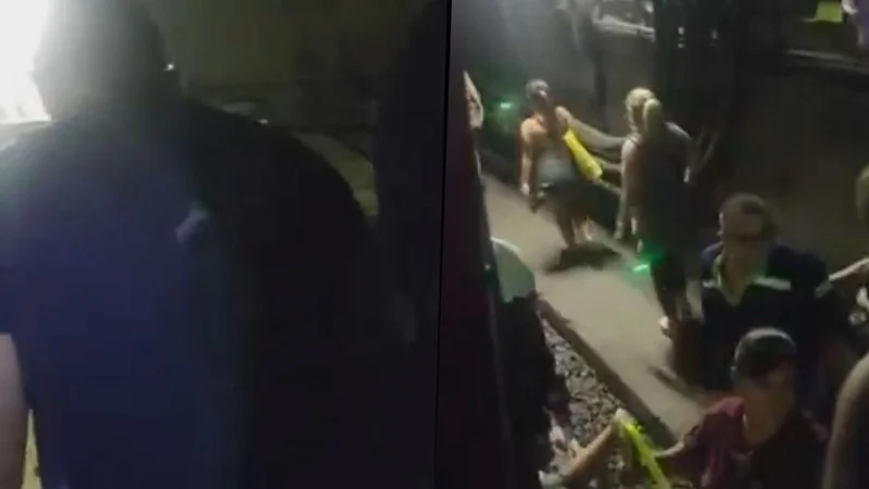 Subte: video de jubilado atropellado por formación de Subte B en estación Tronador
