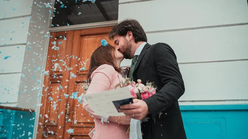 Recién casados.