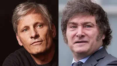 Viggo Mortensen Javier Milei Viggo Mortensen Javier Milei